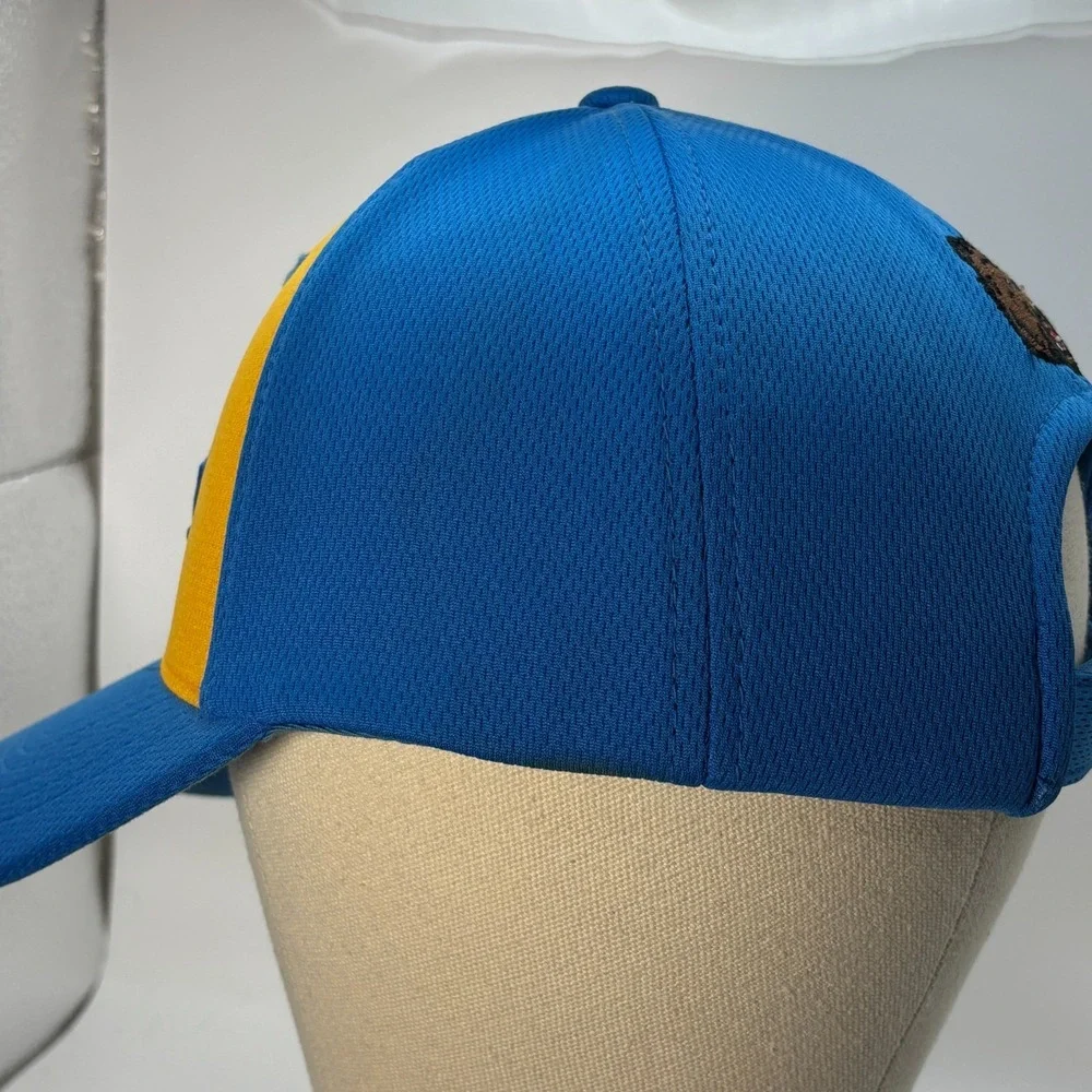 UCLA Bruins Hat Blue Gold‎ Script Logo Adjustable Mesh Cap Collegiate Headwear